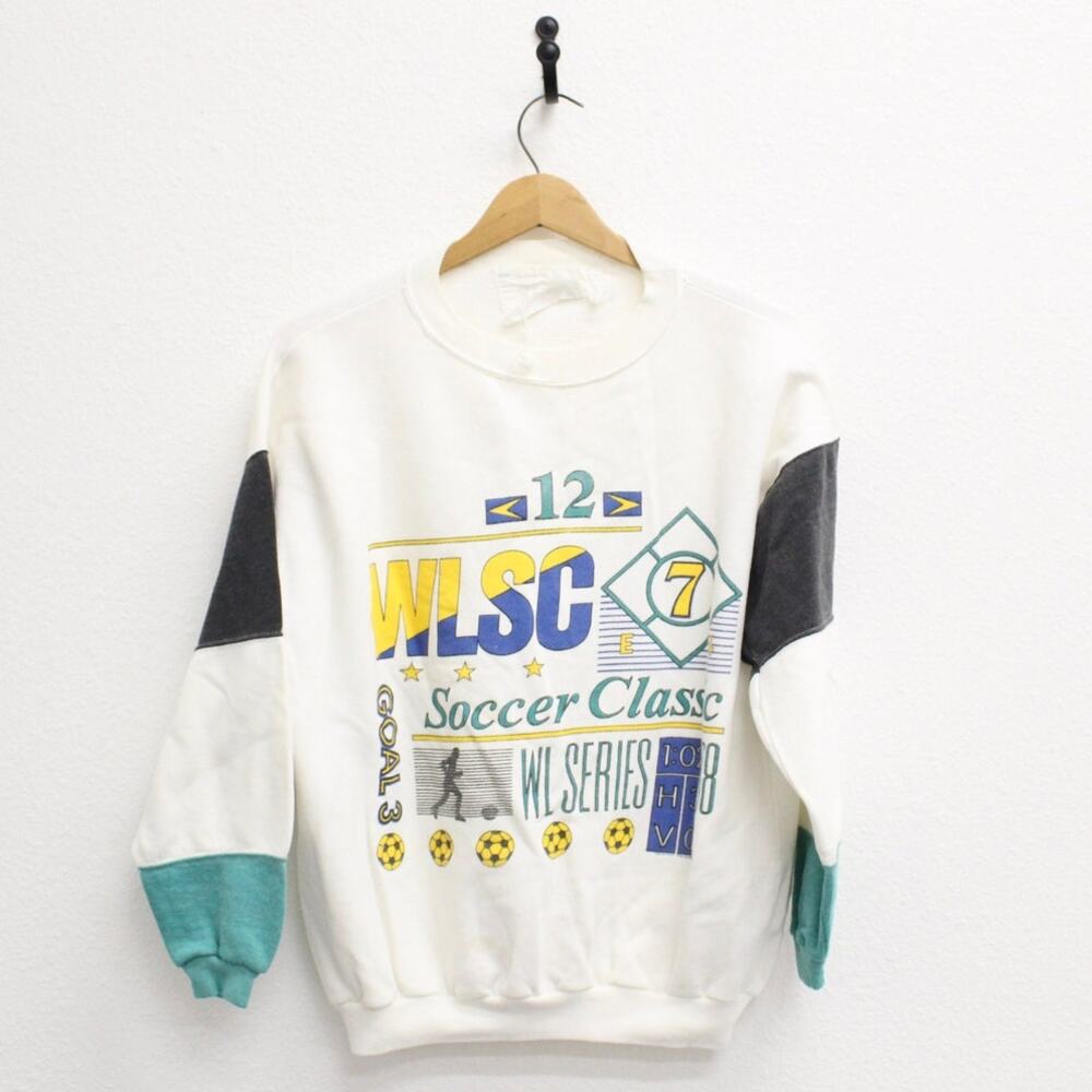 Vintage WLSC Washington Local Soccer Club Toledo Ohio Sweatshirt Medium